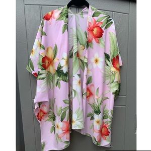 Tropical Kimono cover up